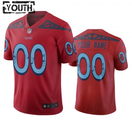 Tröjor Tennessee Titans Custom Röd City Edition Vapor Limited - Barn Tröjor Tennessee Titans Custom Röd City Edition Vapor Limited - Barn